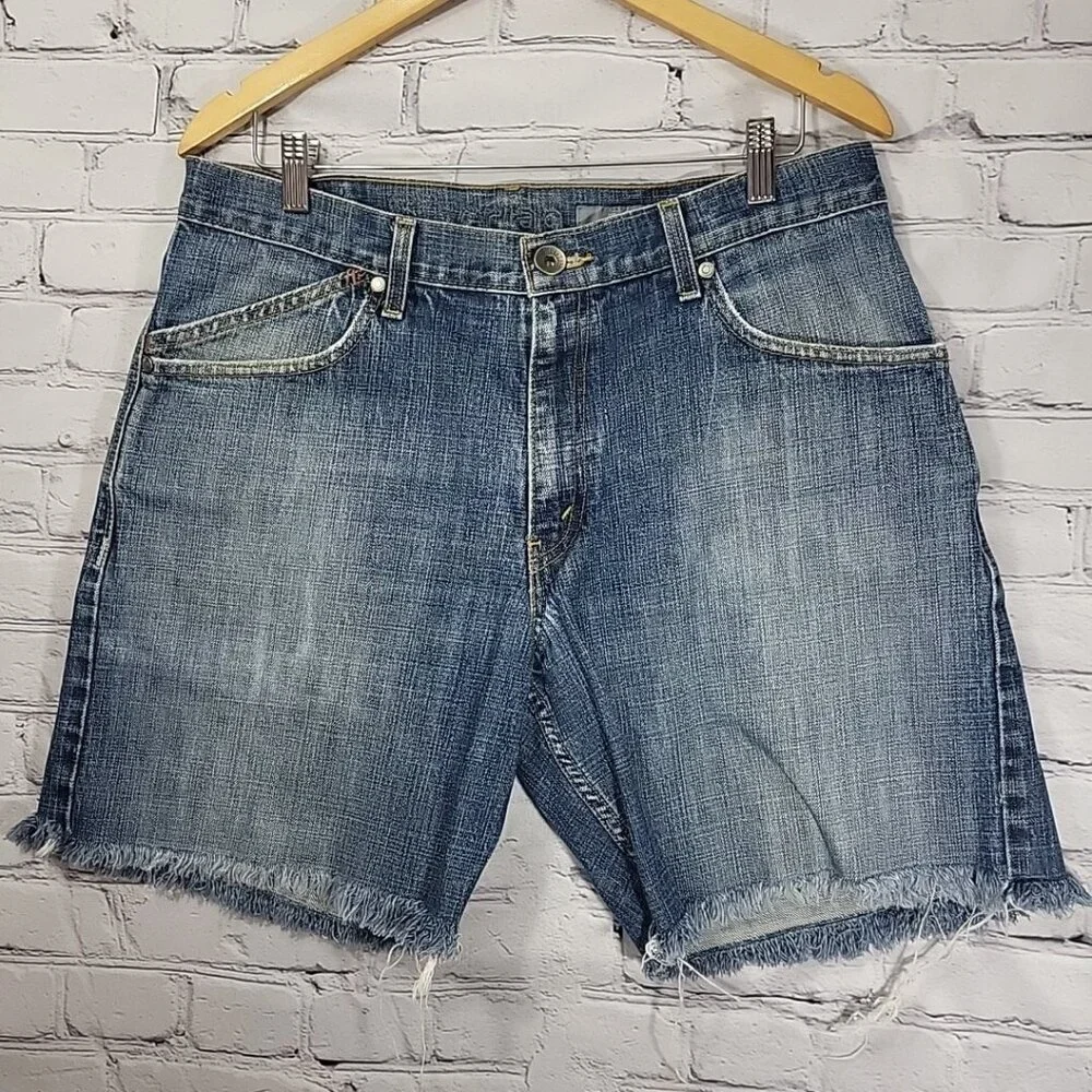 Vintage Levi's SIlvertab Jeans Cut Off Shorts Men's‎ 34 Baggy Distressed Skater